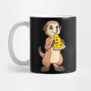 Meerkat with Piece of Pizza Mug